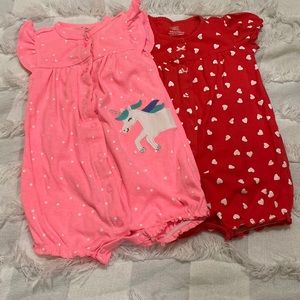 Carters rompers